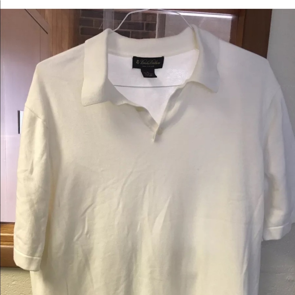 Brooks Brothers White XL Polo